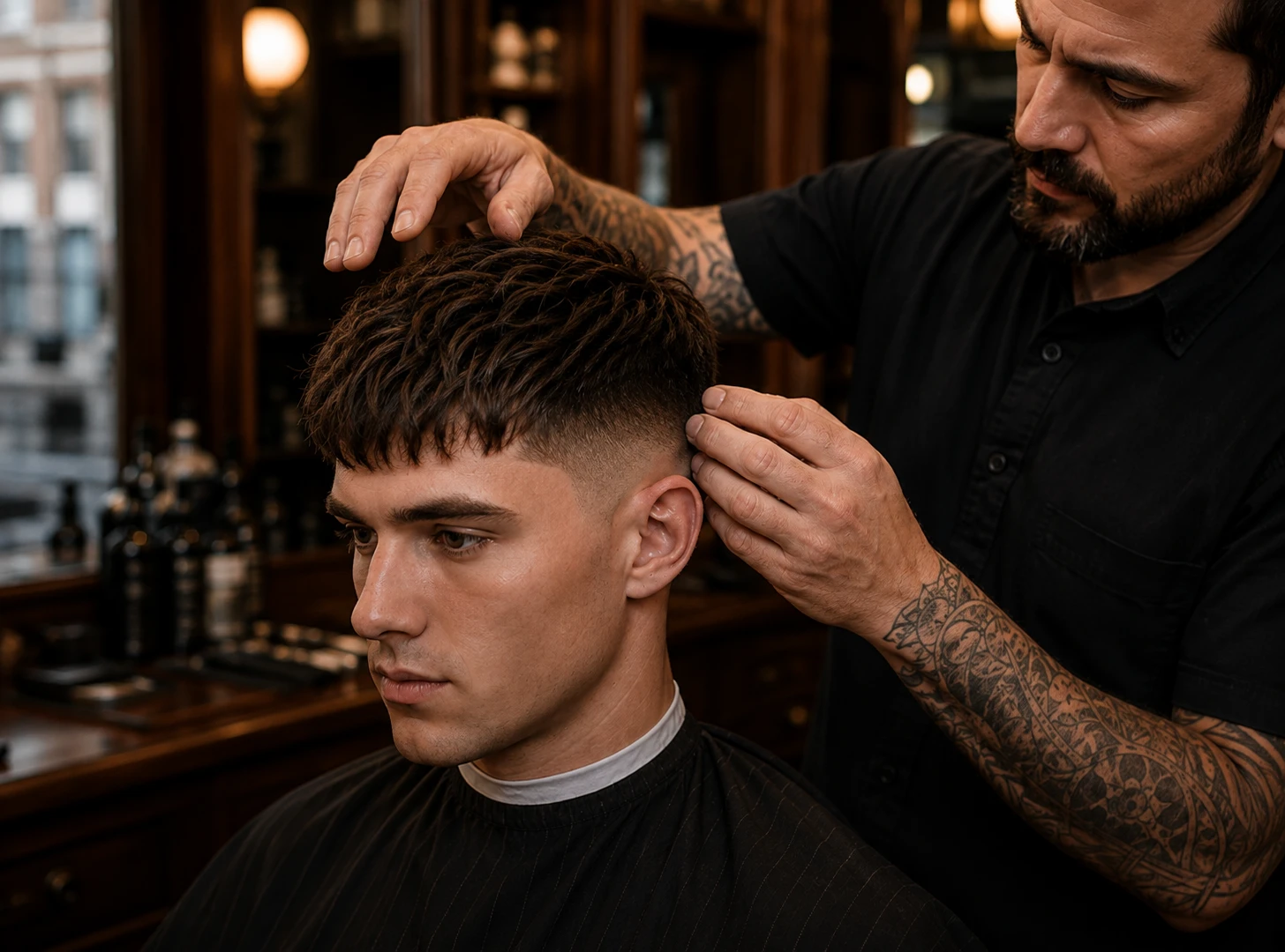 Corte con textura
